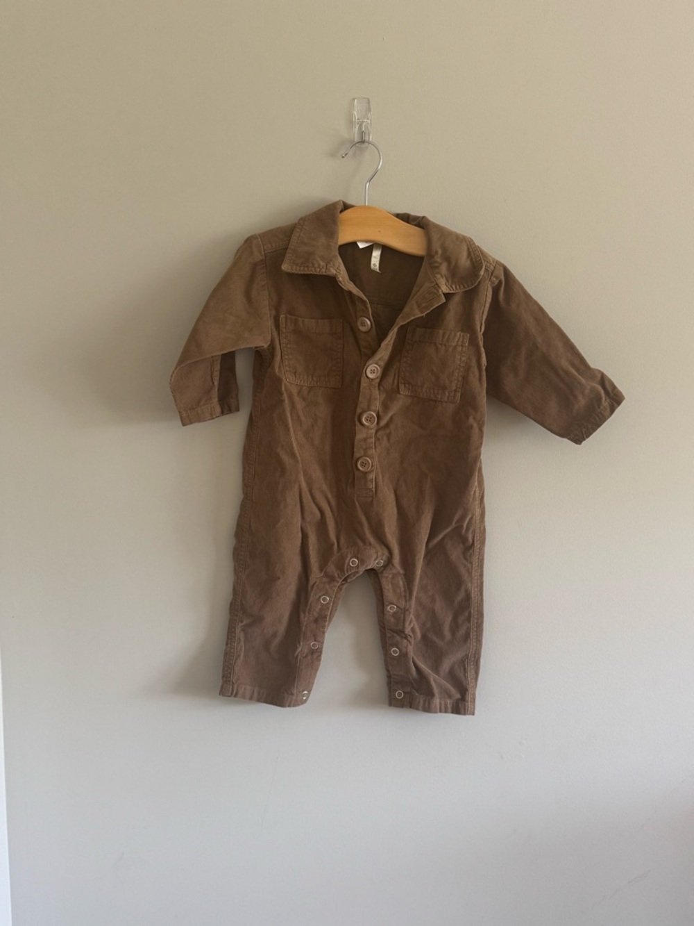 Wild Wawa - Brown Corduroy Jumpsuit - 12/18 mo